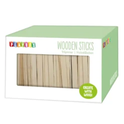 Träpinnar Playbox Naturfärgade, förvaringsbox