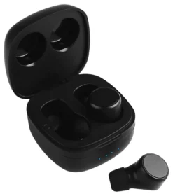 True Wireless Hörlurar Streetz T200, Bluetooth 5.0, svart
