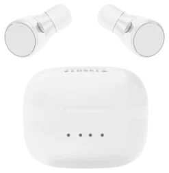 True Wireless Hörlurar Streetz T200, Bluetooth 5, vit, 16h batteritid
