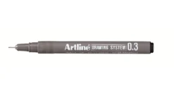 Tuschritpenna Artline Drawing System, 0,3 mm, svart