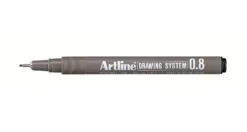 Tuschritpenna Artline Drawing System 0.8, svart, 0,8 mm
