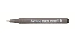 Tuschritpenna Artline Drawing System, 0,6 mm, svart