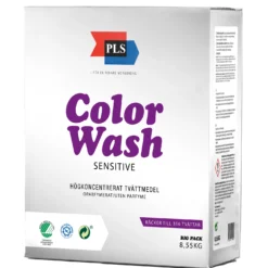 Tvättmedel PLS Colorwash Sensitive Oparfymerat, 8,55 kg, ca 356 tvättar