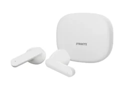 TWS-hörlurar Streetz T160, Bluetooth 5.2, vit