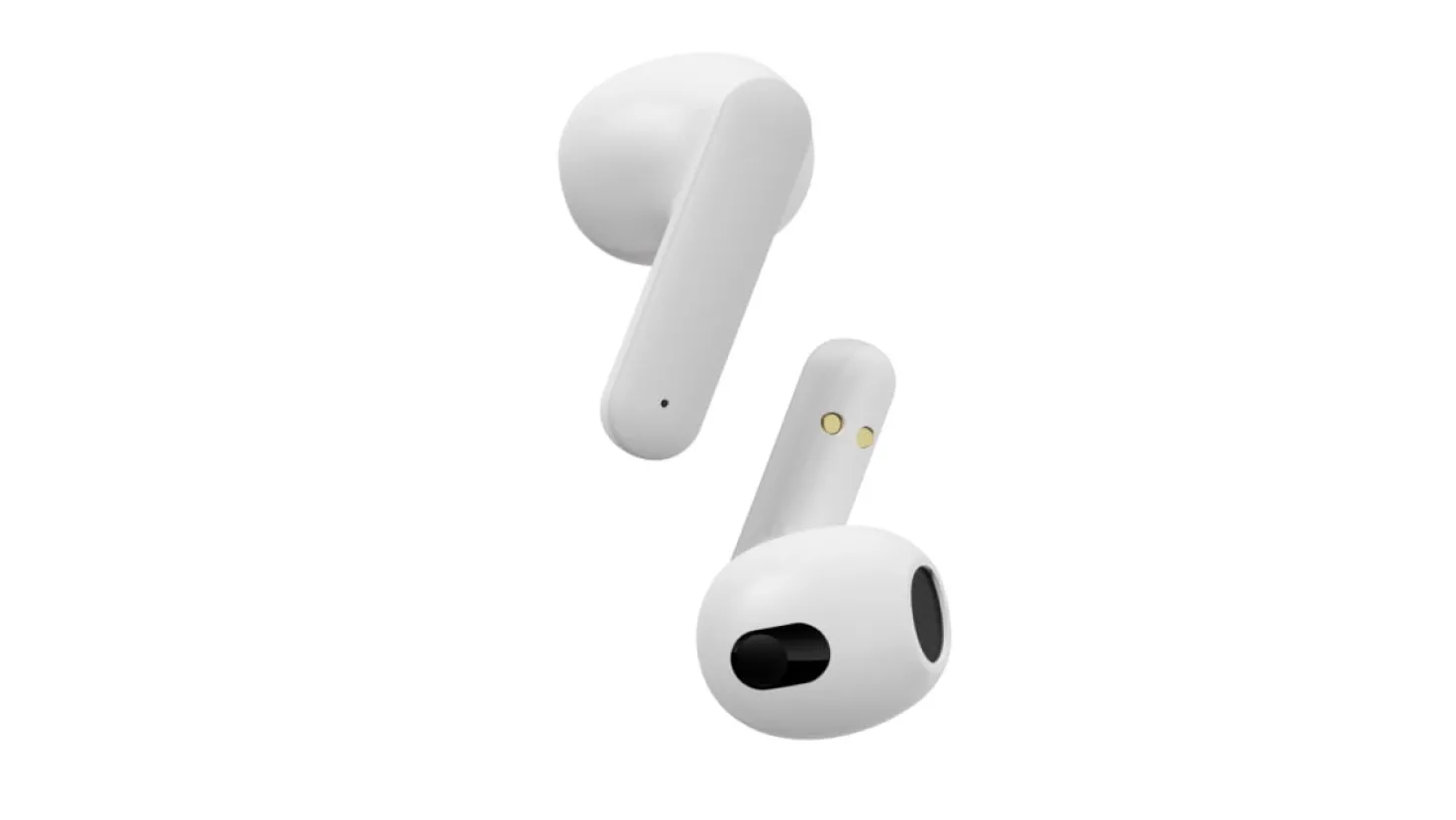 TWS-hörlurar Streetz T160, Bluetooth 5.2, vit