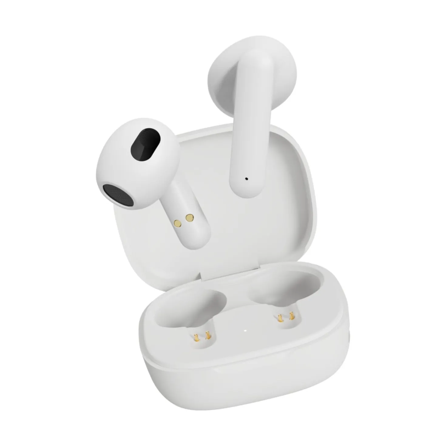 TWS-hörlurar Streetz T160, Bluetooth 5.2, vit