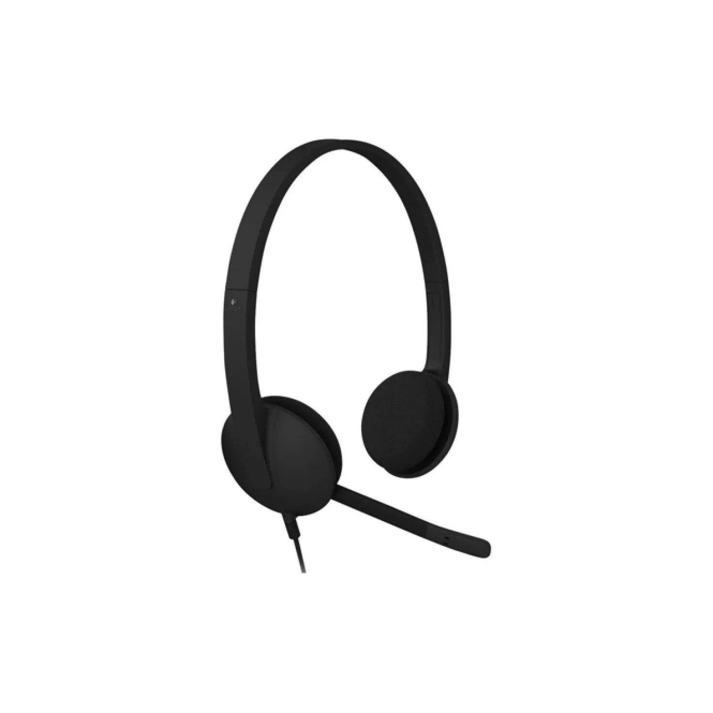 USB-headset Logitech H340, brusreducerande mikrofon, svart