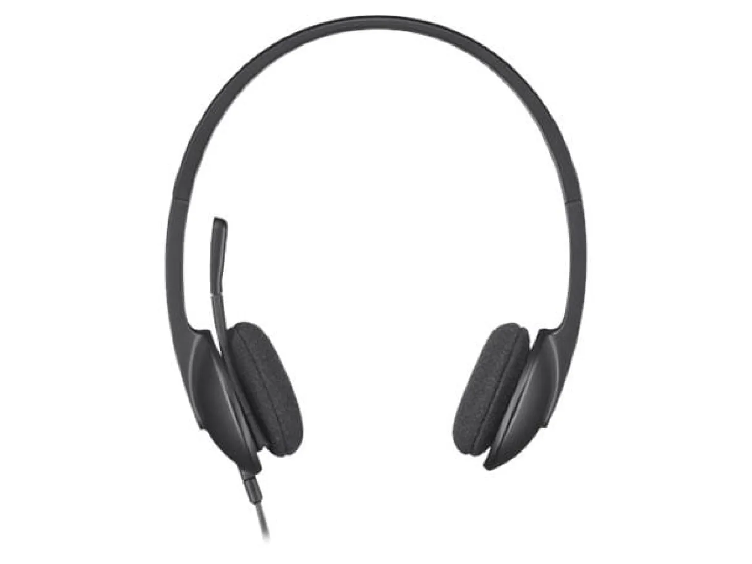 USB-headset Logitech H340, brusreducerande mikrofon, svart