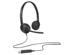 USB-headset Logitech H340, brusreducerande mikrofon, svart