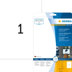 Utomhusetikett Herma Special 9500, A4 210x297mm, 10 ark