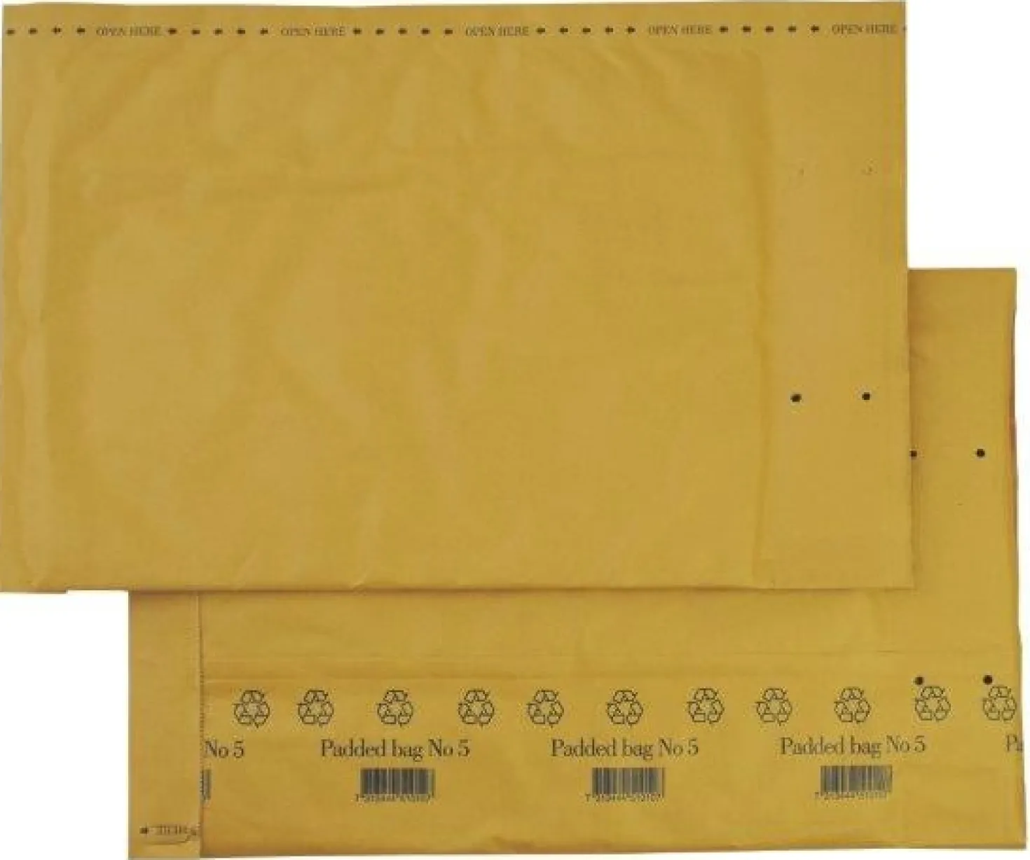 Vadderad påse Jiffy 6, 295 x 458 mm, brun, 50 st