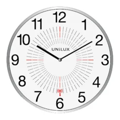 Väggklocka Unilux Outdoor Radiostyrd, vattentät, Ø 35,5 cm