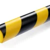 Väggskydd Durable S32R, självhäftande, svart/gul