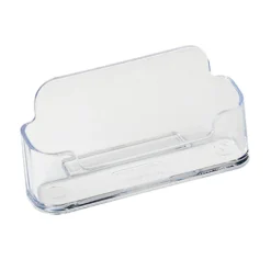 Visitkortställ Akryl, transparent