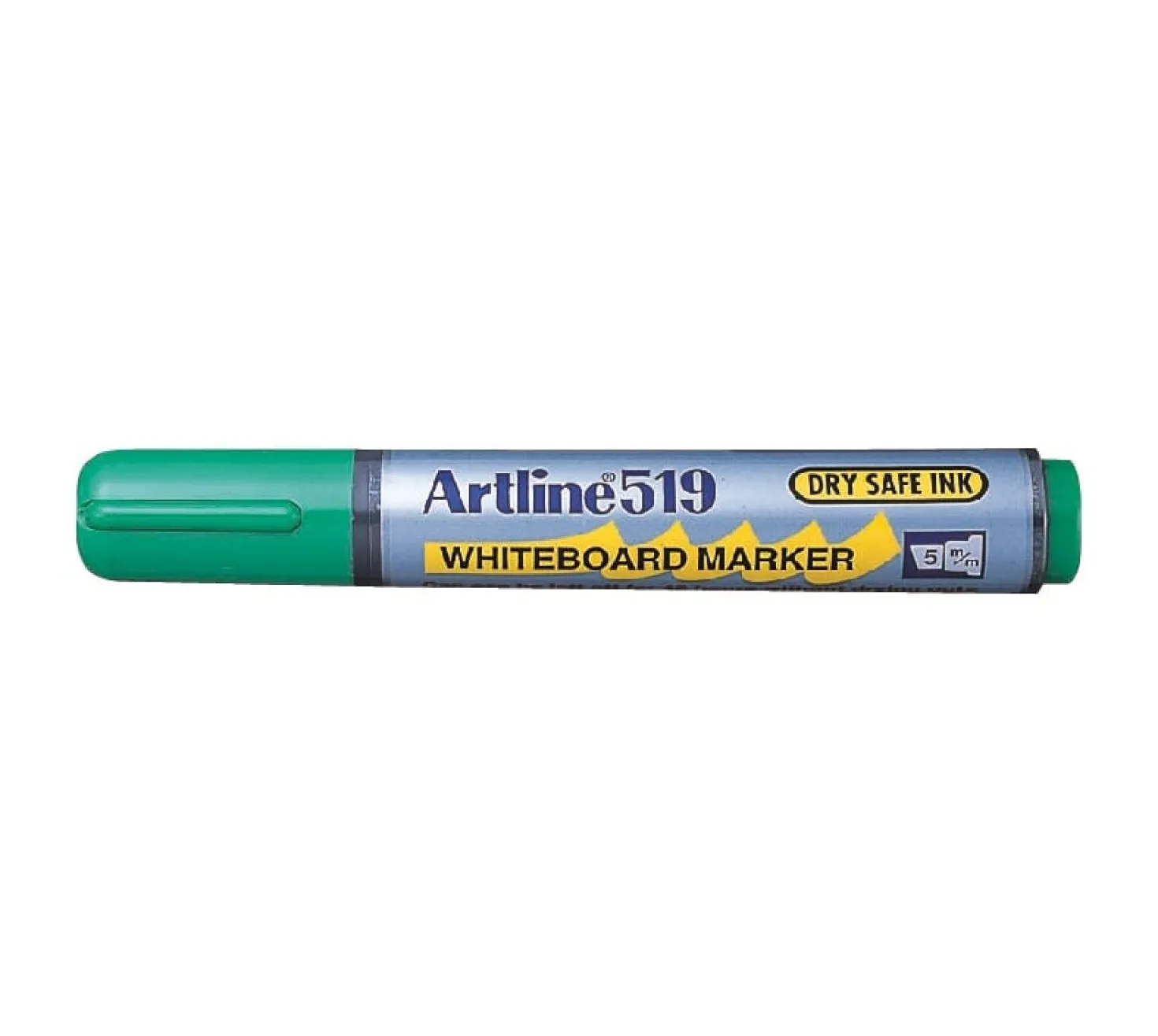Whiteboardpenna Artline 519, grön, Dry Safe, 2,0–5,0 mm