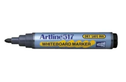 Whiteboardpenna Artline 517, svart, konisk 3 mm spets