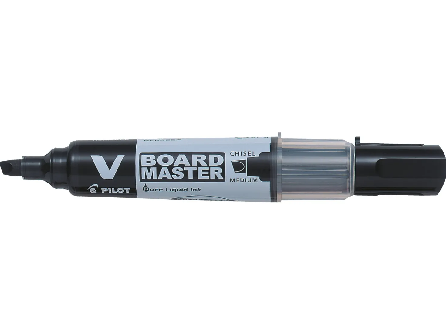 Whiteboardpenna Pilot V-Board Master, sned spets, svart, refillbar
