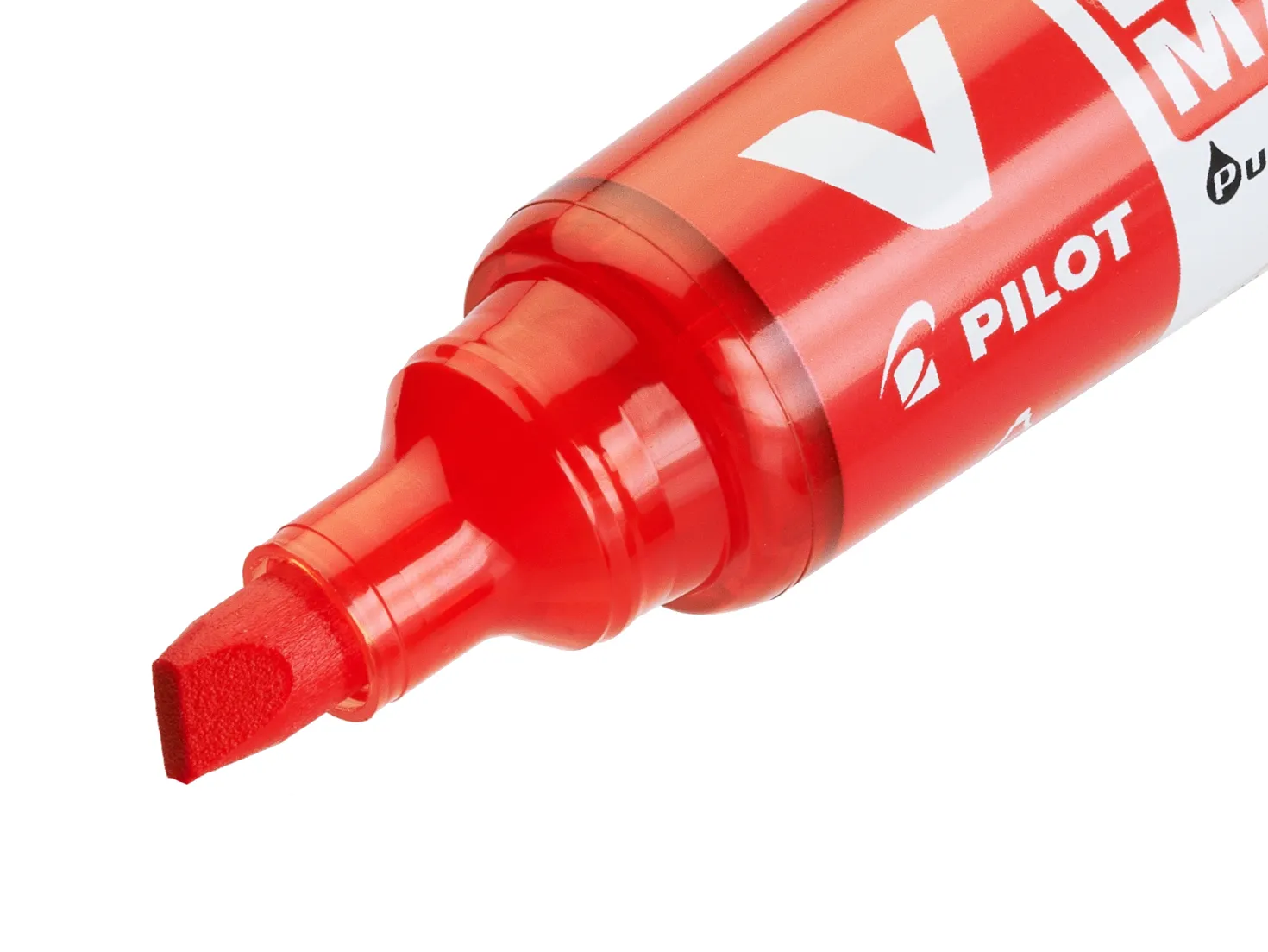 Whiteboardpenna Pilot V-Board Master, sned spets, röd