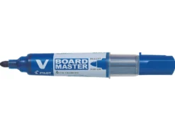 Whiteboardpenna Pilot V-Board Master Konisk, blå, påfyllningsbar