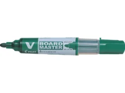 Whiteboardpenna Pilot V-Board Konisk, grön, påfyllningsbar, 2,3 mm