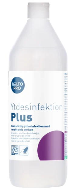 Ytdesinfektion Dax Plus, 45% IPA, tensid, 1 liter